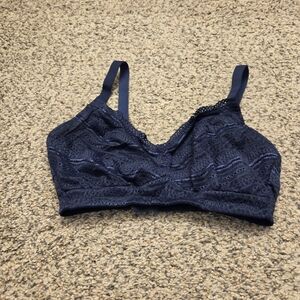 Cosabella CURVY Navy Blue Lace Bralette